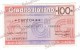 CREDITO ITALIANO - COMMERCIANTI VENEZIA - MINIASSEGNI - Banconota Banknote Assegno - [10] Chèques