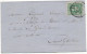 1873 BRIEF PZ 30 VAN TOURNAY NAAR St GHISLAIN STEMPELS 2RINGEN ZIE SCAN(S) - 1869-1883 Léopold II
