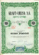 URUGUAY ACCIONES SHAREHOLDING TITRES N°10019 "KRAFT-IMESA S.A" YEAR 1951 100 PESOS WITH STAMPS TBE GECKO - Industrie