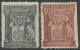 France 1916-17 DELANDRE ´Cataluna Verdun´ Timbres De Charité Au Profit De La Croix-Rouge Française - Croix Rouge