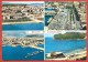 CARTOLINA VG ITALIA - CAGLIARI - Hotel Mediterraneo E Basilica N. S. Di Bonaria - Poetto - 10 X 15 - ANNULLO PRESENTE - Cagliari