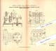 Original Patent - Adolph Von Babo In Neurod B. Ettlingen , 1884 , Maschine Zur Bearbeitung Von Muttern , Metallbau !!! - Ettlingen