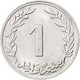 Monnaie, Tunisie, Millim, 1960, SPL+, Aluminium, KM:280 - Tunisie