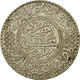 Monnaie, Maroc, Yusuf, 1/2 Rial, 5 Dirhams, 1912, Bi-Bariz, Paris, TTB, Argent - Maroc