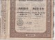 Action - Banque Russo Asiatique - 187,50 Roubles - St Pétersbourg - 1911 - Banque & Assurance