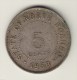 @Y@   British North Borneo 5 Cent 1938 H Malaysia ( 2767) - Malaysia