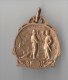 MEDAILLE FEDERATION NATIONALE DES TRAVAILLEURS DES CHEMINS DE FER FUSION 23 JANVIER 1917, 28 X 26 Mm - Ferrocarril