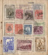 Delcampe - Peru Classic Collection On Old Approval Sheets. Used, Hinged. 12 Scans. - Peru