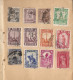 Delcampe - Peru Classic Collection On Old Approval Sheets. Used, Hinged. 12 Scans. - Peru