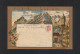 Litho-AK Alpen-Post 1900 Meran In Die Schweiz - Briefmarken (Abbildungen)
