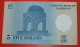 * PALACE & SHRINE ★ Tajikistan (ex. USSR, Russia)★ 5 DIRAMS 1999! UNC CRISP!  LOW START ★ NO RESERVE! - Tajikistan