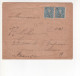 PONTA DELGADA - 1897 - D.CARLOS 1. Afi : 29 - Yvt : 21 X 2 Sur Lettre. - Ponta Delgada