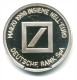 DEUTSCHE BANK INSIEME NELL'EURO MEDAGLIA CELEBRATIVA 1998 ARGENTO - Profesionales/De Sociedad