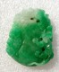 Delcampe - CINA (China): Superb Natural Undyed Apple Green Jadeite (jade) Pendant - Certified - Arte Orientale