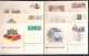 Lot 165 Stamps Exsist Only On This Postcards Limited Edition Collection MNH&Used Stamp Of First Day 12 Postcards - Rusia