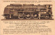 Exposition Universelle Internationale De 1937  -  Modèle Projet Au 1/10e De La Loco HYPER-PACIFIC "B" - Eisenbahnen