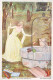 LA BELLE PRINCESSE ET LA VILAINE GRNOUILLE- CARTE ILUSTREE PAR LA MAISON CAILLER CHOCOLAT-1929- RARE- - Contes, Fables & Légendes