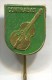 CONTRABAS KONTRABASS  Double Bass - Musical Instruments Music ,  Vintage Pin Badge - Musik