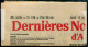 FRANCE - N°1354B /JOURNAL D.N.A. DE STRASBOURG LE 13/6/1968 POUR PARIS AVEC CACHET SPECIAL " SUSPENSION " - LUXE - Other & Unclassified