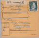 Luxemburg 1944-04-18 Luxemburg 1 Paketkarte Mit 50 RPf. E.F. - 1940-1944 Occupation Allemande