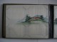 Delcampe - Early 1920´s Japanese Black Lacquer Handpainted Silk Panel  Mother Of Pearl Inlayed Postcard Album - Non-classés