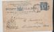 NSW103 /  AUSTRALIEN -  / New Year Greetings 1898-99, Stateonery / Ganzsache,  Ex Sydney - Storia Postale