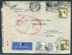 1945 Palestine Tel Aviv O.A.T. Airmail Censor Cover - Stockholm Sweden - Palestine