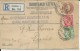 GB - 1912 - ENVELOPPE ENTIER POSTAL RECOMMANDEE De LIVERPOOL Pour PARIS - Material Postal