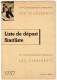 Livret Programme 31emes Courses Nationales Suisses De Ski Les Diablerets 1937, Liste De Départ / Startliste - Programas