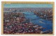 New York City, East River Showing Brooklyn, Manhattan And Williamsburg Bridges, 1949, Irving Underhill N° 30, 2 Scans - Ponts & Tunnels