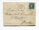 !!! CACHET DE CONVOYEUR STATION YCHOUX SUR LETTRE DE CAUDOS DE 1869 - 1849-1876: Période Classique