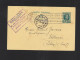 Carte Postale Liege 1929 Pour Namur - Documenten