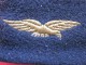 Militaria Paire D'épaulette Grade Armée De L'air Française Aigle Doré Feutrine Sur Fond Bleu Marine équipement Militaire - Luchtvaart