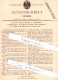 Original Patent - J. G. Erdel In Nürnberg , 1882 , Federhalter Mit Wasserwaage Und Kompaß !!! - Lapiceros