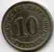 Allemagne Germany 10 Pfennig 1901 A J 13 KM 12 - 10 Pfennig