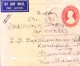 BURMA 1947 ONE AND HALF ANNA POSTAL ENVELOPE USED FOR KARAIKUDI WITH ADDITIONAL POSTAGE STMAPS - Birmania (...-1947)