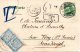ALLEMAGNE. N°53 De 1900 Sur Carte Postale Ayant Circulé En 1903. + Timbres Taxe De France. - Briefe U. Dokumente