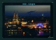 GERMANY  -  Cologne At Night  Used Postcard As Scans - Koeln