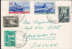 Turkey HAVANA NIGHT(e) CLUB Card 1954 YESILKÖY To Sweden Douglas DC 3 Aeroplane Flugzeug - Briefe U. Dokumente