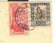 LIBIA, Cent.50+30, IN TARIFFA CARTOLINA VIA AEREA VIAGGIATA  1937, TRIPOLI-MILANO - Libya