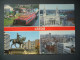 United Kingdom: LEEDS - Multiview - Canal Boats Tents, Sculpture, Panorama - Posted 1997 - Leeds