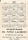 C15 - CALENDARIO 1995 - SAN PANCRACIO - ALIMENTACION EL NIÑO LLORON - VALENCIA - Tamaño Pequeño : 1991-00