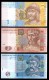 Ukraine 1 + 2 + 5 Grivna, UNC ! - Ukraine