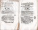 Eure Et Loir, 6 Recueils Des Actes Administratifs Année 1830. Recrutement, Armement, Conseil De Révision, Police. - Décrets & Lois