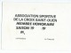 Carte De Membre Honoraire - Association Sportive De La Croix Saint Ouen - Unclassified