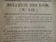 Bulletin Des Lois N° 142 16/04/1827.Ordonnance Du Roi Sur Le Jugement D'un Forçat Libéré.... - Decrees & Laws