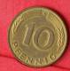 GERMANY FEDERAL REPUBLIC  10  PFENING  1988 F   KM# 108  -    (Nº11096) - 10 Pfennig