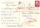 (3333 ORL) France - Corsica Calvi Citadelle + Inconnue - Return To Sender Red Postmark At Back Of Card - Corse