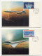 NOUVELLES-HEBRIDES CARTES MAXIMUM DES N°278/279 CONCORDE OBLITERATION 1er JOUR VILA 9 OCTOBRE 1968 - Cartes-maximum