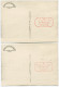 ALGERIE CARTES MAXIMUM DES N°300/301 AU PROFIT DES OEUVRES DE LA CROIX-ROUGE OBLITERATION 1er JOUR ALGER 15.XI.1952 - Maximumkarten